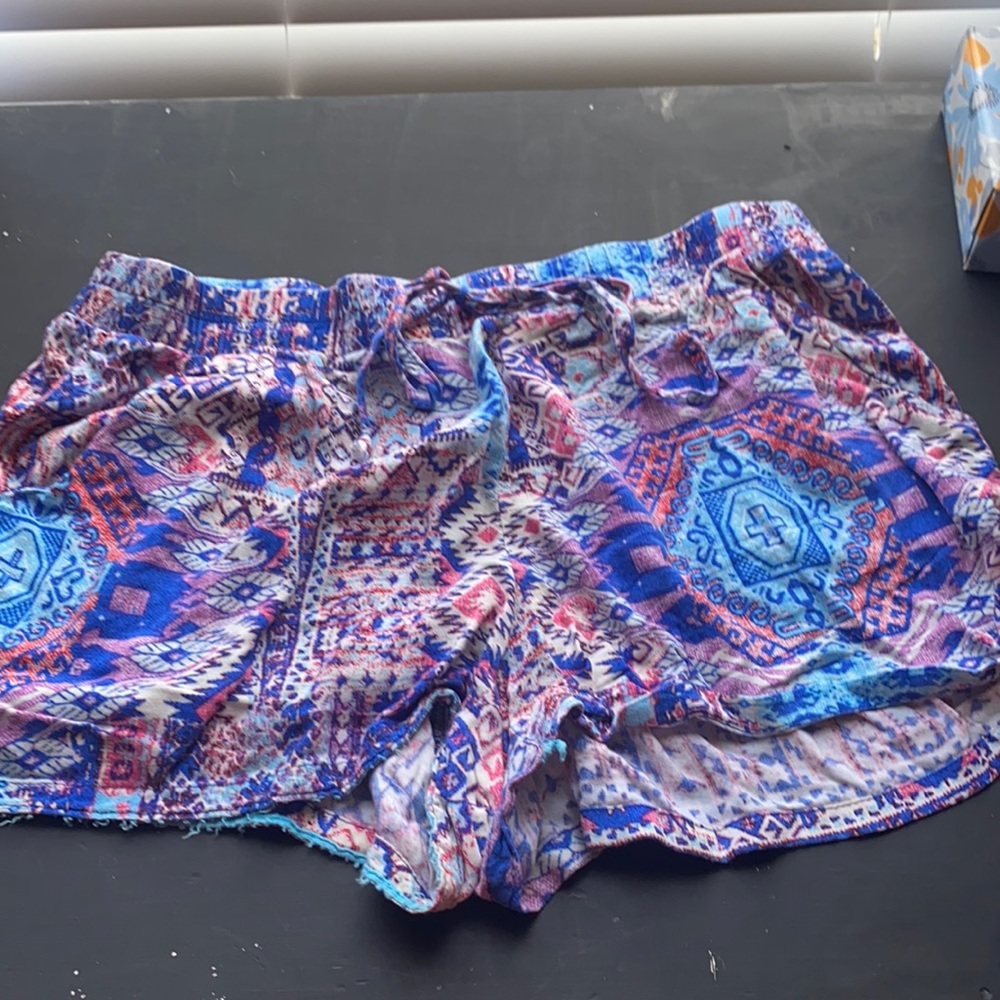 Colorful Flowey shorts